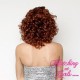 Short 25cm Blended Rooted Just Ginge Synthetic Lace-Front Wig
