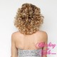 Short 25cm Balayage Synthetic Lace-Front Wig