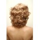 Short 20cm Honey Blonde Synthetic Lace-Front Wig