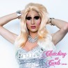Medium 45cm Straight Peaches & Cream Synthetic Lace-Front Wig