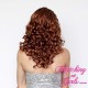 Medium 40cm Blended Rooted Just Ginge Synthetic Lace-Front Wig