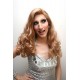 Medium 40cm Honey Blonde Synthetic Lace-Front Wig