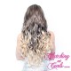 Long 65cm Balayage Synthetic Lace-Front Wig