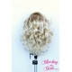 Short 25cm Rooted Dumb Blonde Synthetic Extension