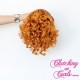 Short 25cm Rooted Orange Synthetic Extension