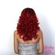 Medium 40cm RiRi Red Synthetic Lace-Front Wig