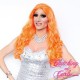 Long 60cm Tutti Frutti Synthetic Lace-Front Wig