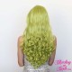 Long 60cm Evergreen Synthetic Lace-Front Wig