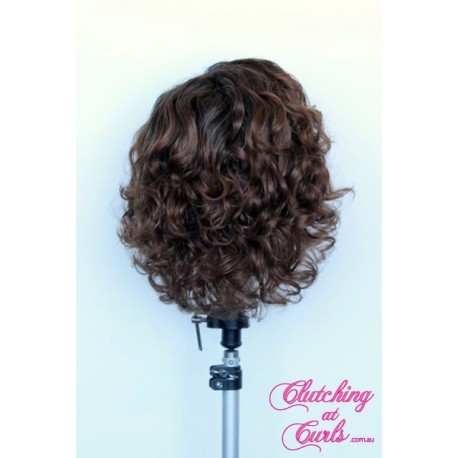 Short 25cm Rooted Brown Eyed Girl Synthetic Extension