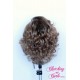 Short 25cm Rooted Honey Blonde Synthetic Extension