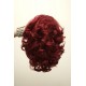 Short 20cm Maroon Red Synthetic Extension