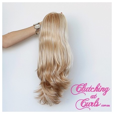 Medium 40cm Straight Butterscotch Synthetic Extension
