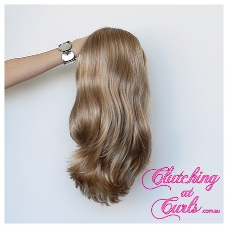 Medium 40cm Straight Latte Synthetic Extension