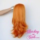 Medium 45cm Straight Orange Synthetic Extension