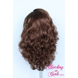 Medium 40cm Rooted Brown Eyed Girl Synthetic Extension