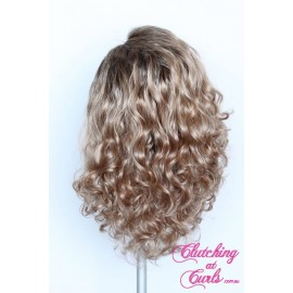 Medium 40cm Rooted Honey Blonde Synthetic Extension