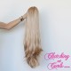 Long 60cm Straight Butterscotch Synthetic Extension