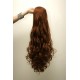 Long 60cm Orange Brown Synthetic Extension