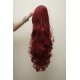 Long 60cm Maroon Red Synthetic Extension