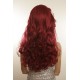 Long 60cm Maroon Red Synthetic Extension