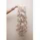 Long 60cm Pure Platinum Synthetic Extension