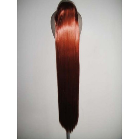 70cm Orange Brown Ponytail Extension