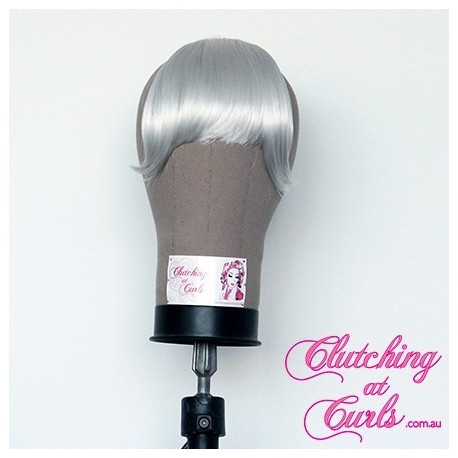 Pure Platinum Clip-In Synthetic "Chi Chi Bangs" Fringe
