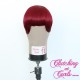 Maroon Red Clip-In Synthetic "Chi Chi Bangs" Fringe