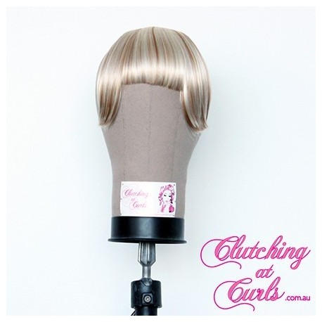 Butterscotch Clip-In Synthetic "Chi Chi Bangs" Fringe