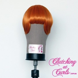 Orange Clip-In Synthetic "Chi Chi Bangs" Fringe