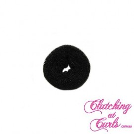 Small 8cm Black Hair Donut