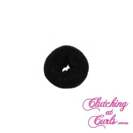 Small 8cm Black Hair Donut