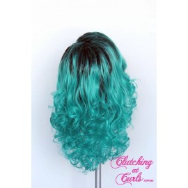 Medium 40cm Rooted Gaga Blue Synthetic Extension