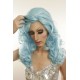 Medium 40cm Baby Blue Synthetic Extension