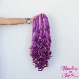 Long 60cm Fifty Shades of Purple Synthetic Extension
