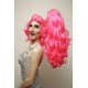 Long 60cm UV Pink Synthetic Extension