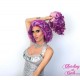 Short 20cm Fifty Shades of Purple Synthetic Extension