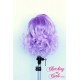 Short 25cm Rooted Purple Rinse Synthetic Extension