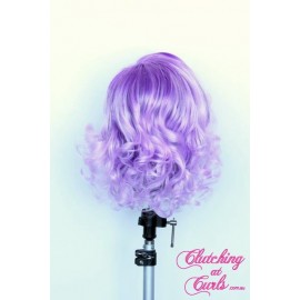 Short 25cm Rooted Purple Rinse Synthetic Extension