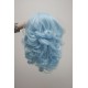 Short 20cm Baby Blue Synthetic Extension