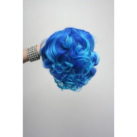 Short 20cm Azure Synthetic Extension