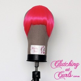 UV Pink Clip-In Synthetic Chi Chi Bangs