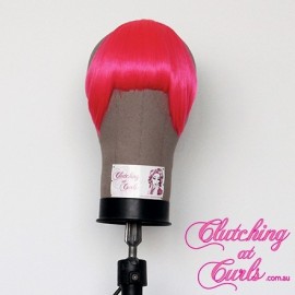 UV Pink Clip-In Synthetic "Chi Chi Bangs" Fringe