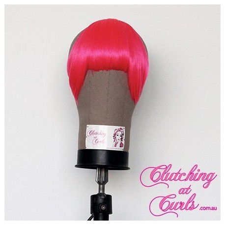 UV Pink Clip-In Synthetic "Chi Chi Bangs" Fringe
