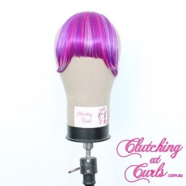 Fifty Shades of Purple Clip-In Synthetic Chi Chi Bangs