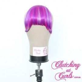 Fifty Shades of Purple Clip-In Synthetic "Chi Chi Bangs" Fringe