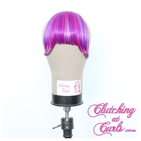 Fifty Shades of Purple Clip-In Synthetic "Chi Chi Bangs" Fringe