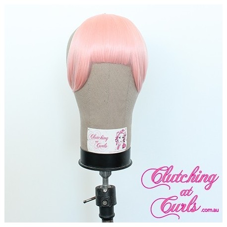 Baby Pink Clip-In Synthetic "Chi Chi Bangs" Fringe