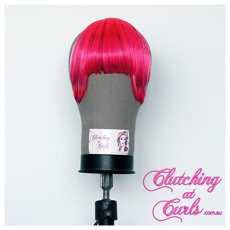 Fifty Shades of Pink Clip-In Synthetic "Chi Chi Bangs" Fringe