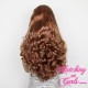 Long 60cm Just Ginge Synthetic Lace-Front Wig